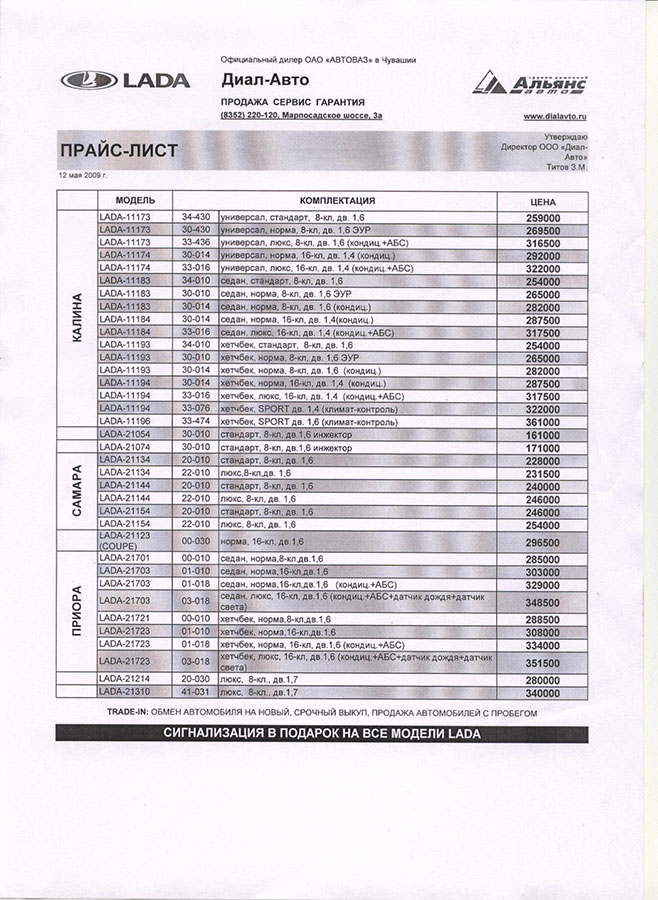 Прайс чебоксары. Прайс лист АВТОВАЗА. Прейскурант АВТОВАЗ. Прайс-лист на автомобили Лада. Прайс лист Лада.