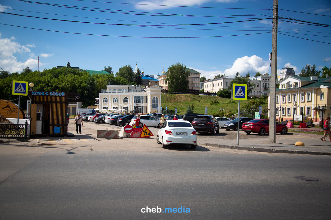 Стали платными. Парковка набережной Калуга.