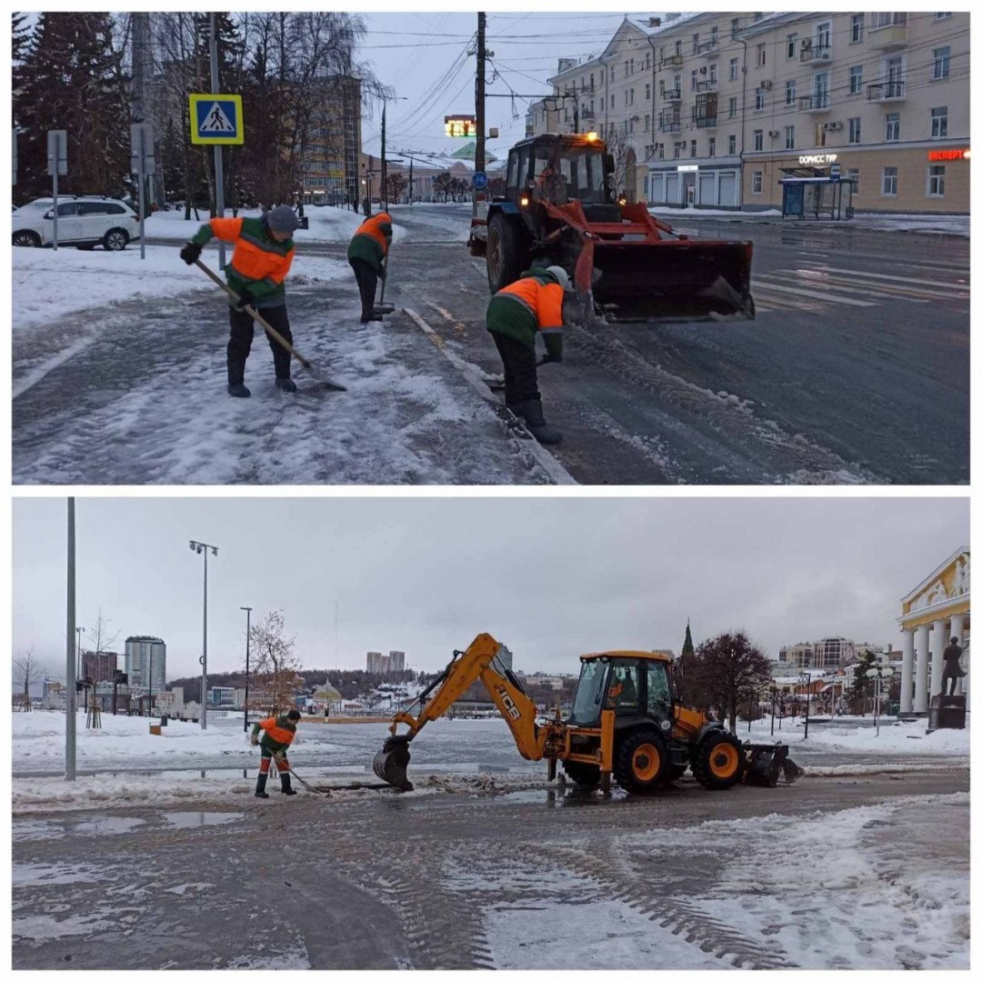 За неделю отремонтировали