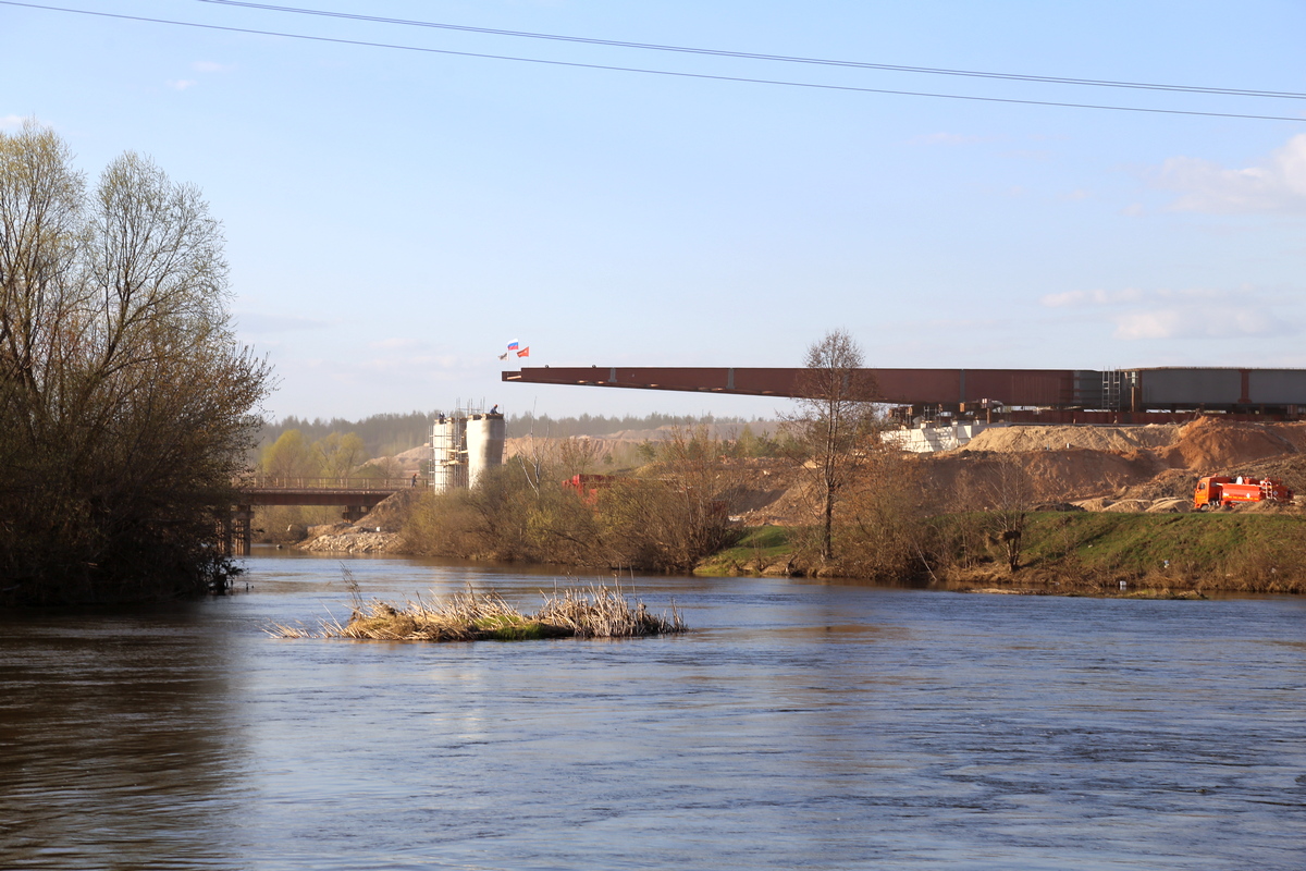 Строительство моста через Пьяну в Нижегородской области