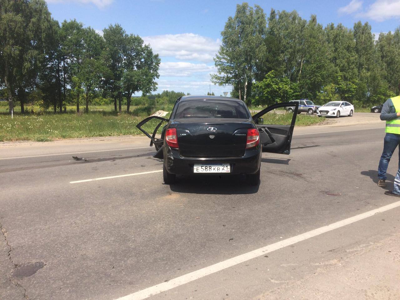 Гранта» угодила в смертельное ДТП при неудачном развороте у Ишлеи -  Чебоксары